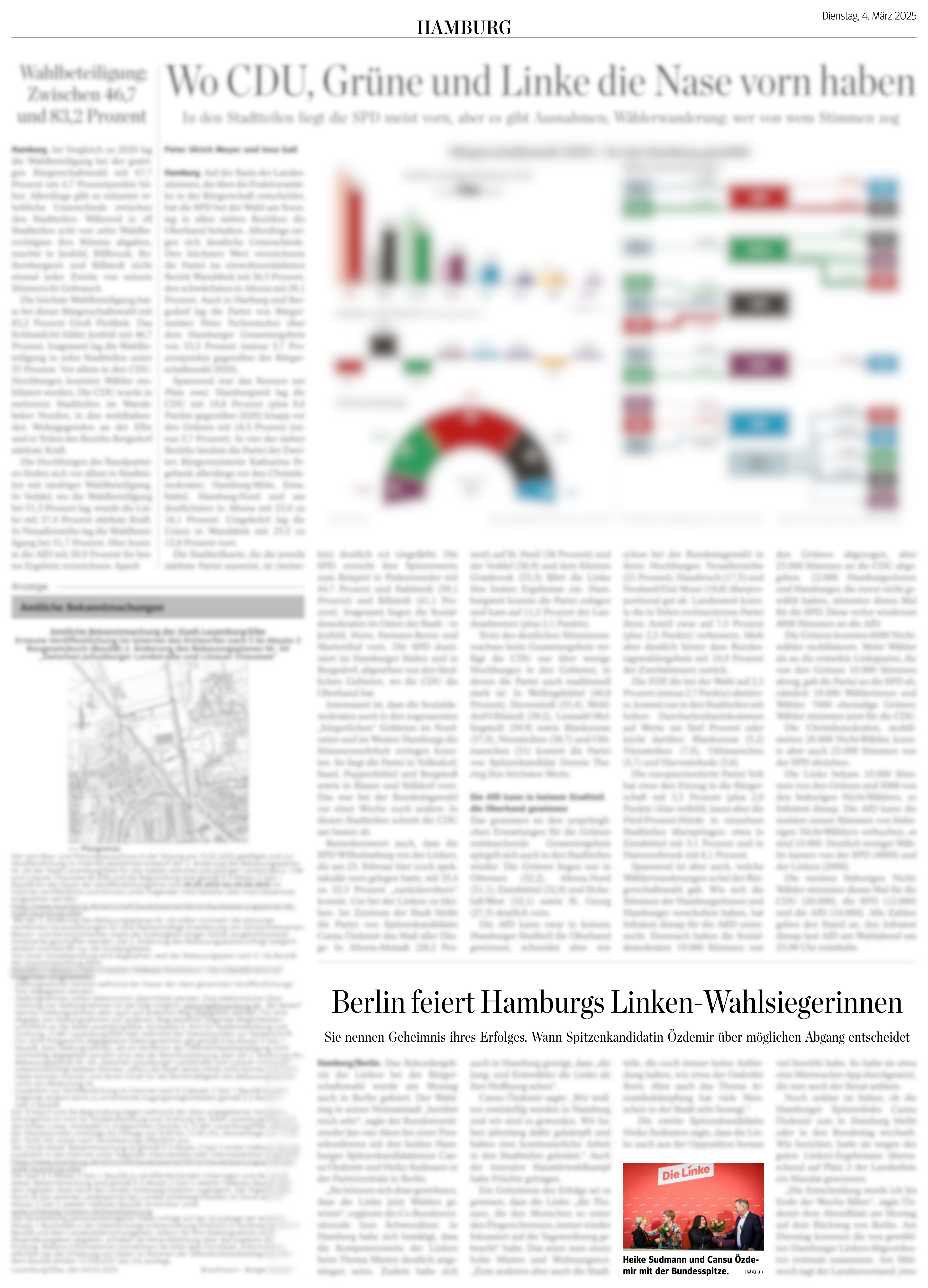 Hamburger Abendblatt   Hamburg vom 04.03.2025